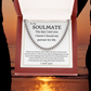 To My Soulmate-Partner for life- Womens Cuban Chain Necklace