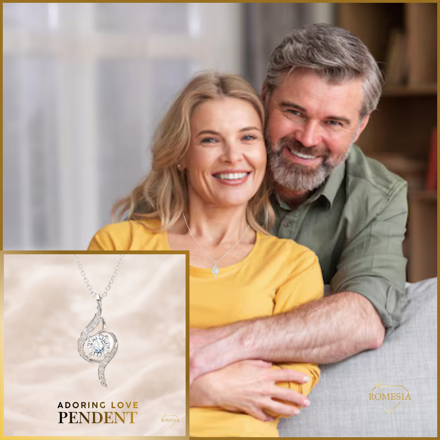 Adoring Love 925 Sterliing Silver Pendent