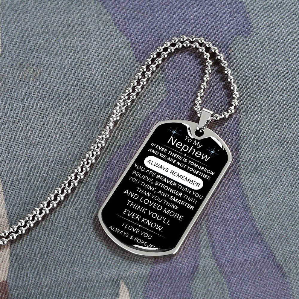 Smarter than you think-Graphic Dog Tag with Ball Chain