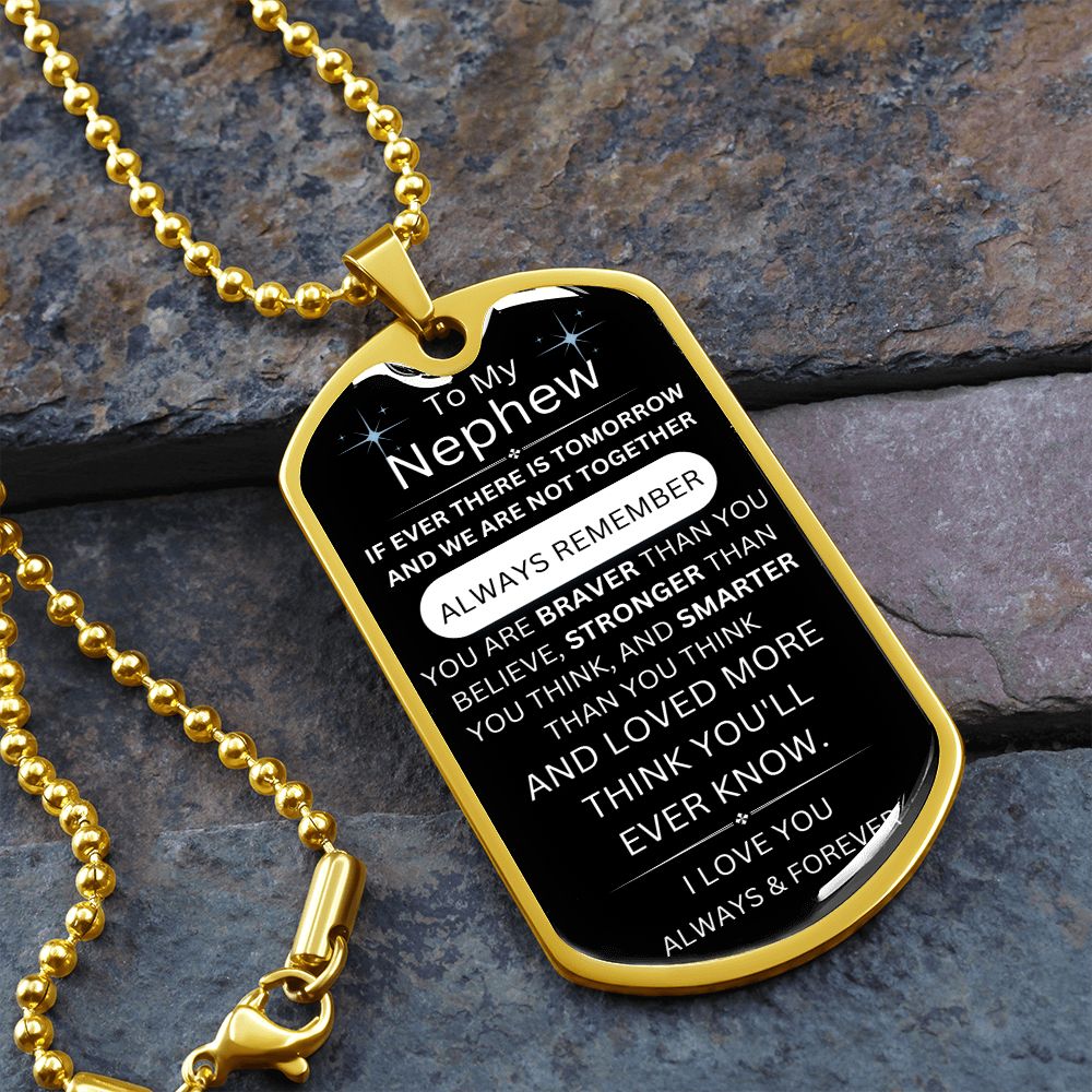 Smarter than you think-Graphic Dog Tag with Ball Chain