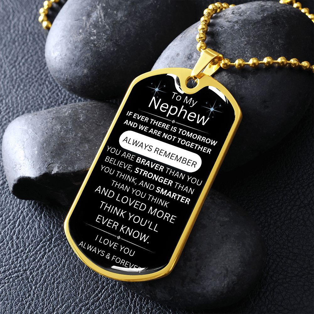 Smarter than you think-Graphic Dog Tag with Ball Chain