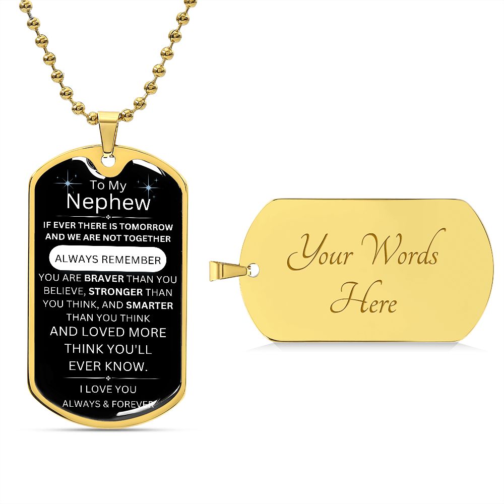 Smarter than you think-Graphic Dog Tag with Ball Chain