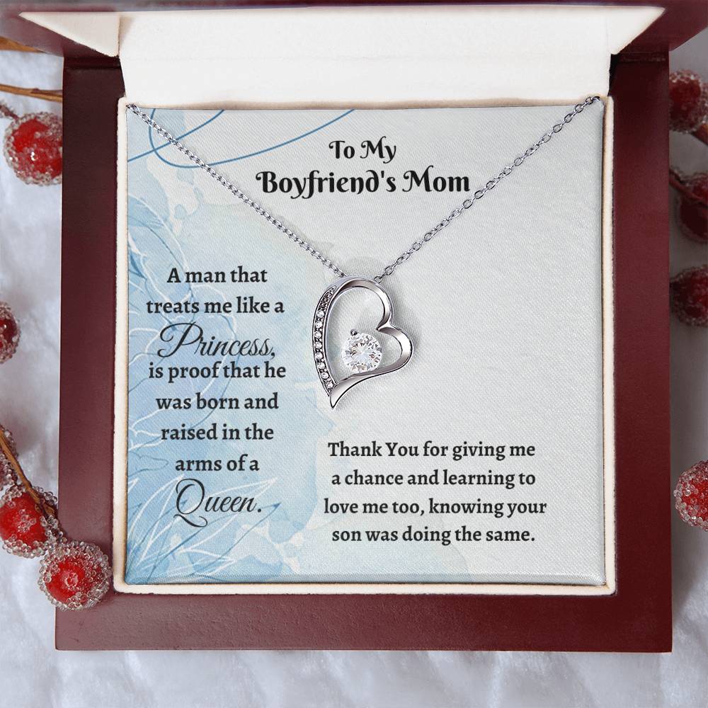 To My Boyfriend's Mom- Chance- Forever Love Necklace