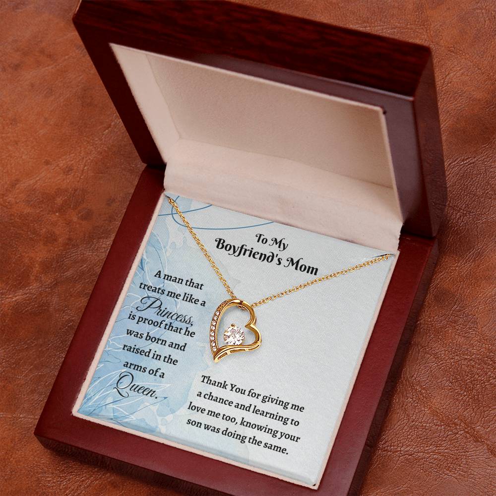 To My Boyfriend's Mom- Chance- Forever Love Necklace