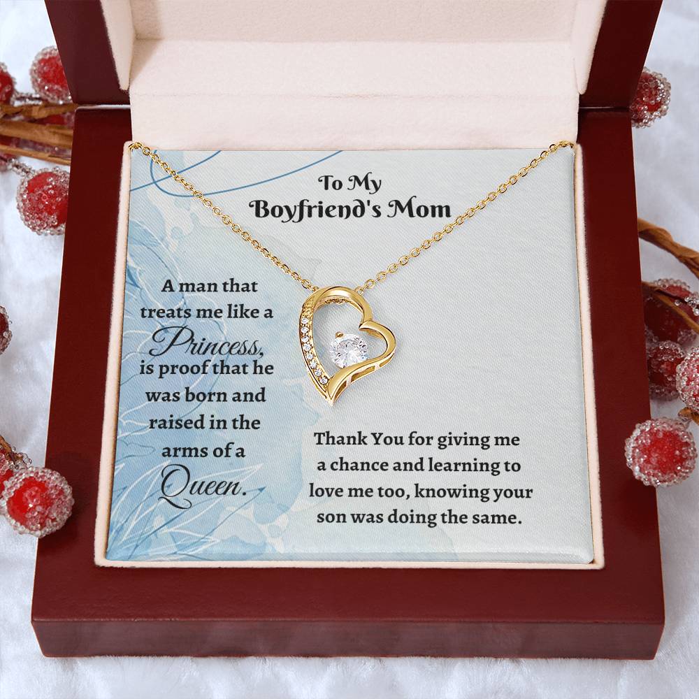 To My Boyfriend's Mom- Chance- Forever Love Necklace