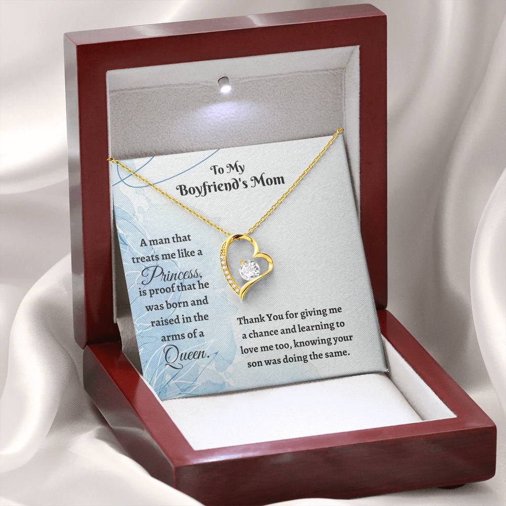 To My Boyfriend's Mom- Chance- Forever Love Necklace