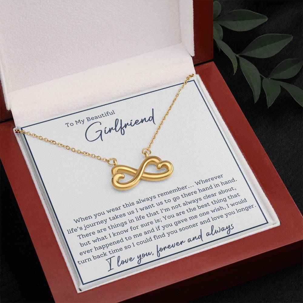 To My Girlfriend- Always Remember- Endless Love Necklace