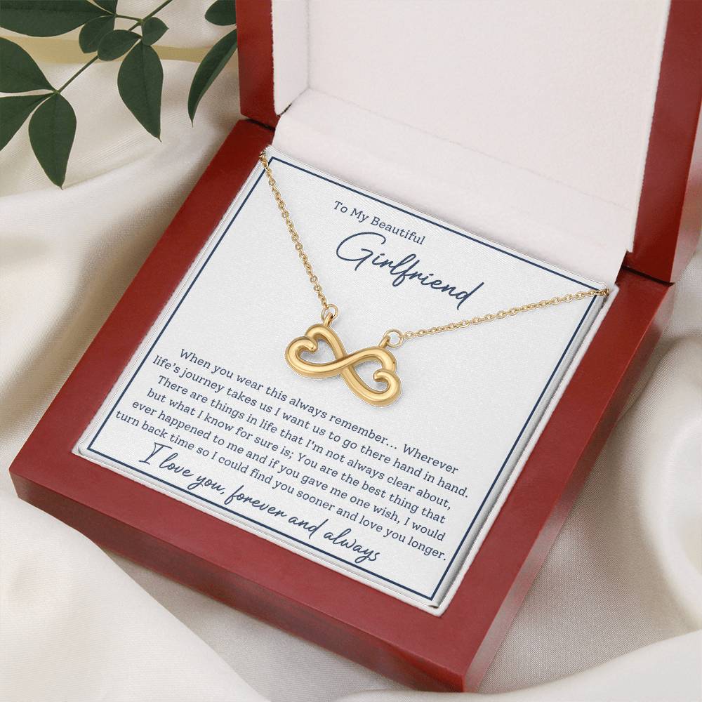 To My Girlfriend- Always Remember- Endless Love Necklace