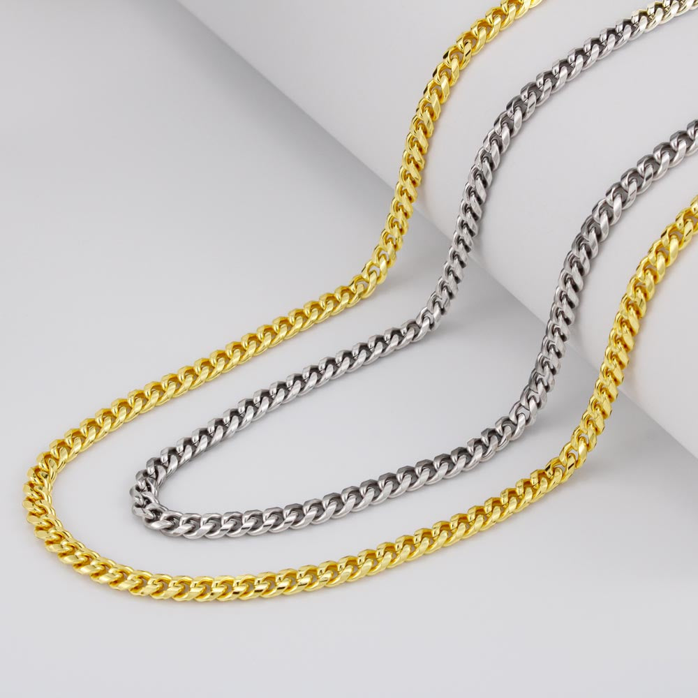 Promise Necklace-Cuban Link Chain Necklace