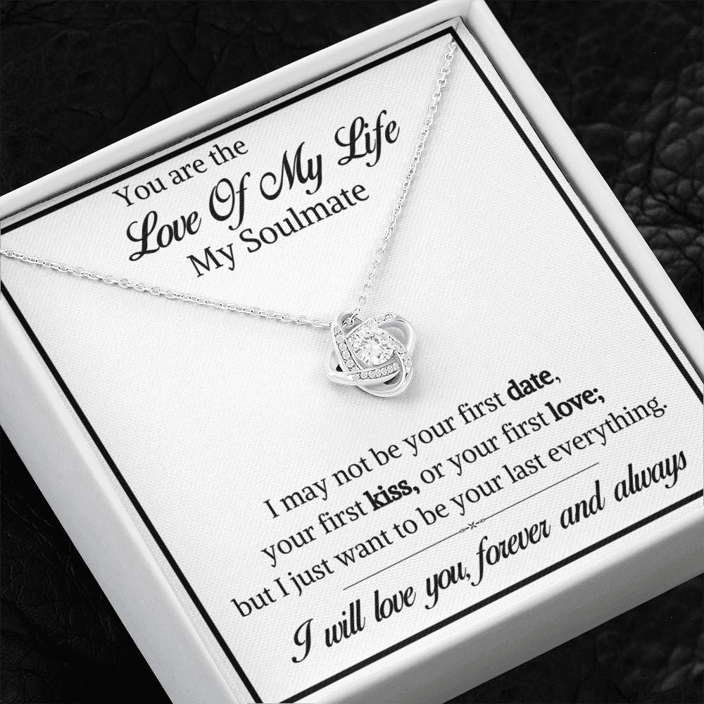 You are The Love of my life-Love Knot Necklace