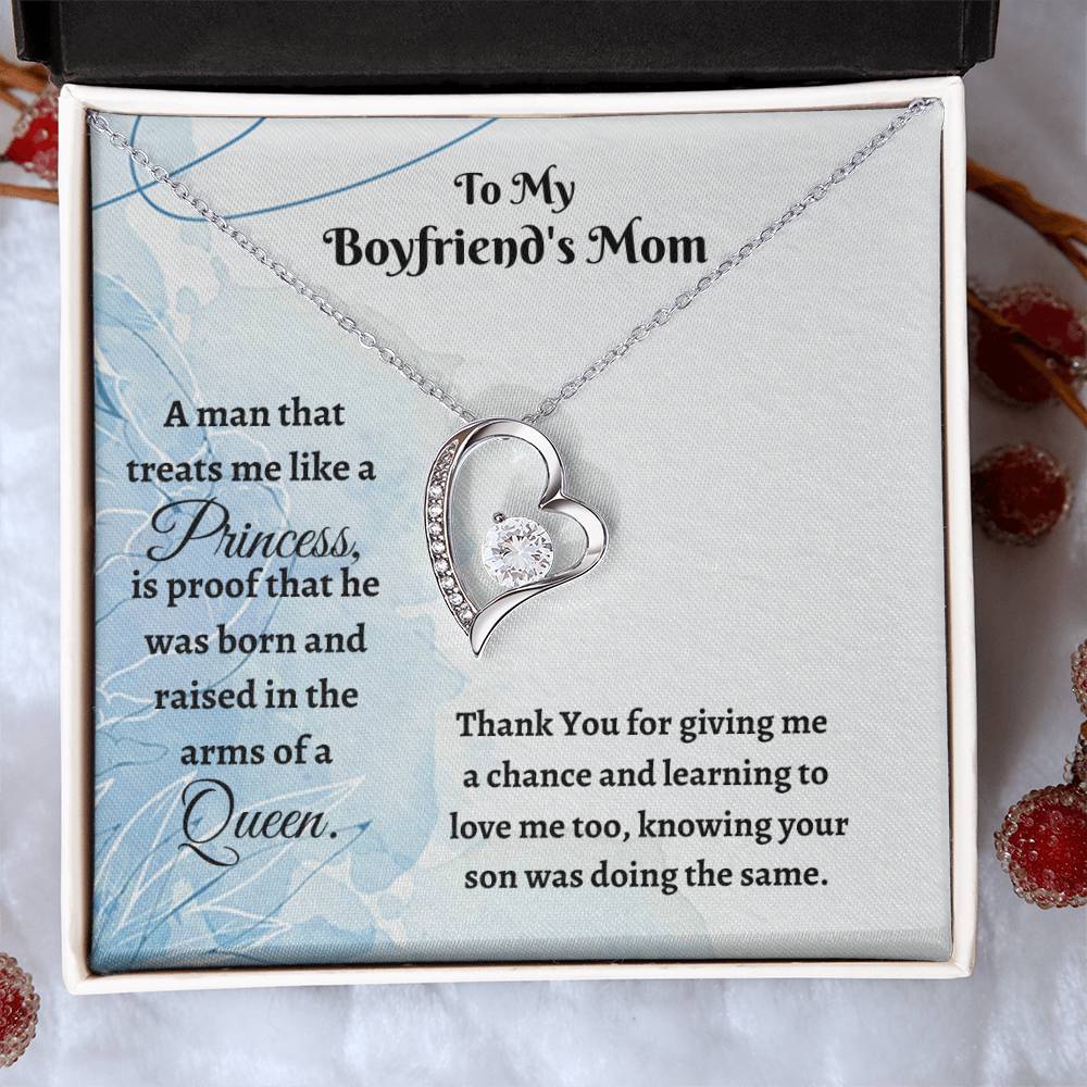 To My Boyfriend's Mom- Chance- Forever Love Necklace