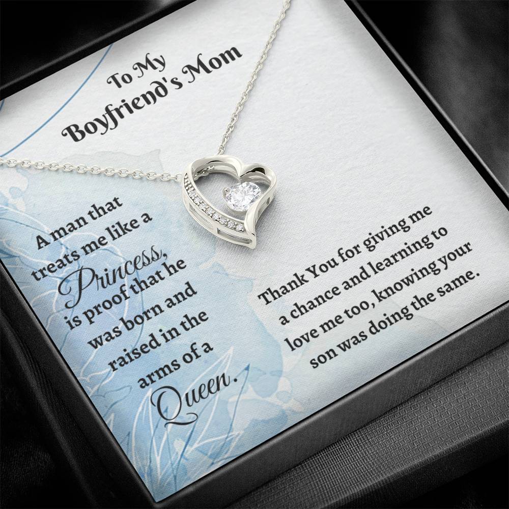 To My Boyfriend's Mom- Chance- Forever Love Necklace