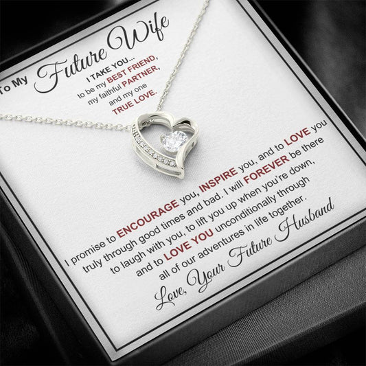 To My Future Wife-True Love- Forver Love Necklace