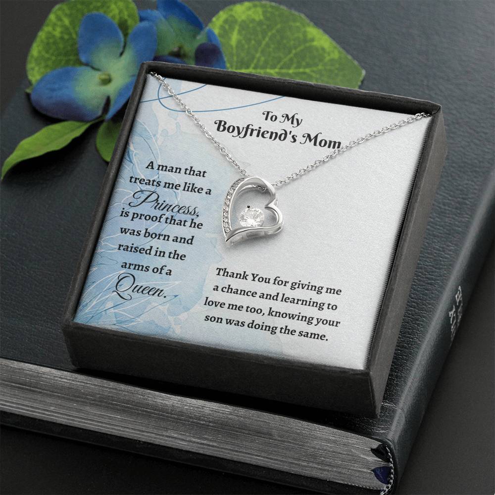 To My Boyfriend's Mom- Chance- Forever Love Necklace