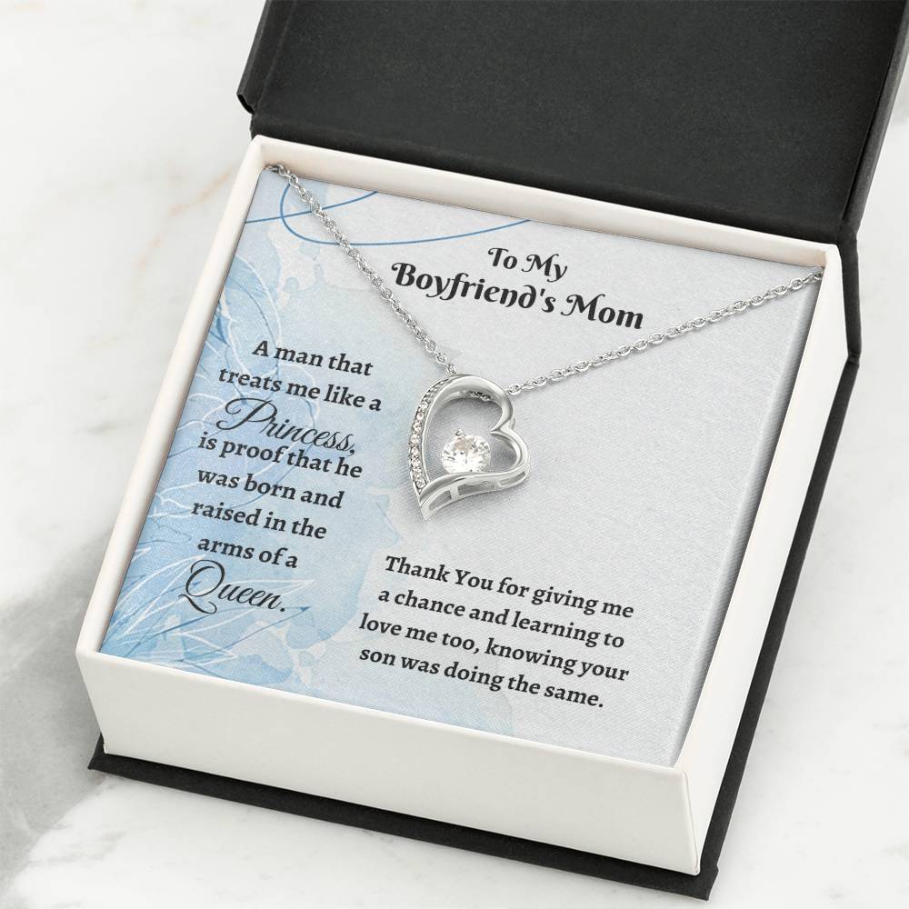 To My Boyfriend's Mom- Chance- Forever Love Necklace