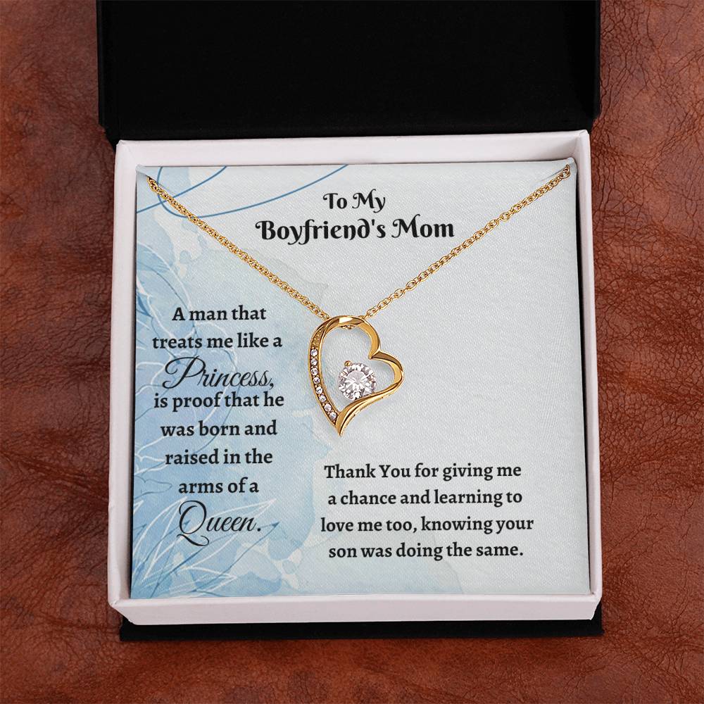 To My Boyfriend's Mom- Chance- Forever Love Necklace