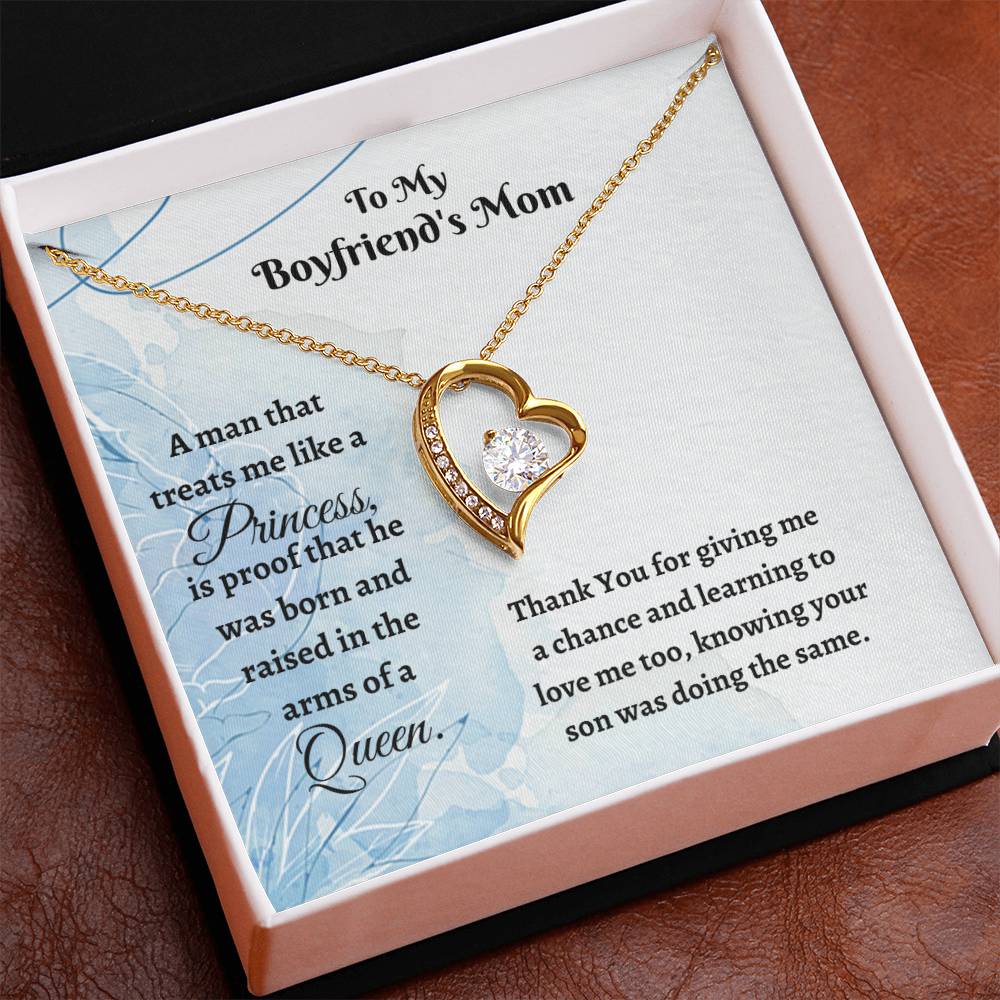 To My Boyfriend's Mom- Chance- Forever Love Necklace