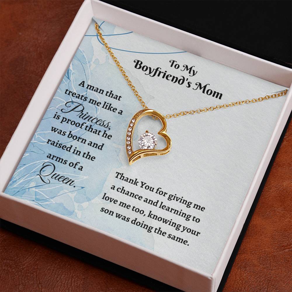 To My Boyfriend's Mom- Chance- Forever Love Necklace