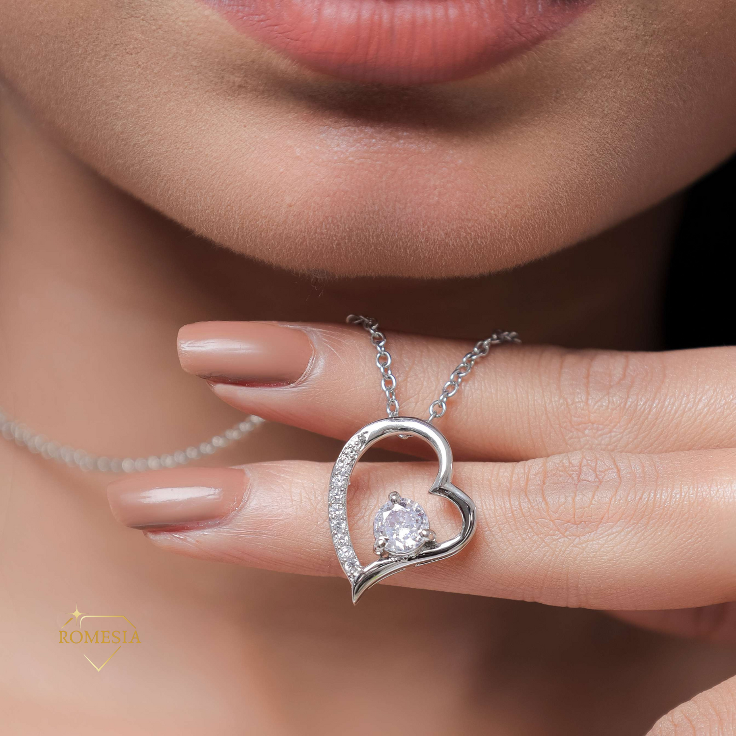 To My Bonus Daughter- Endless Light-Forever Love Heart Pendent