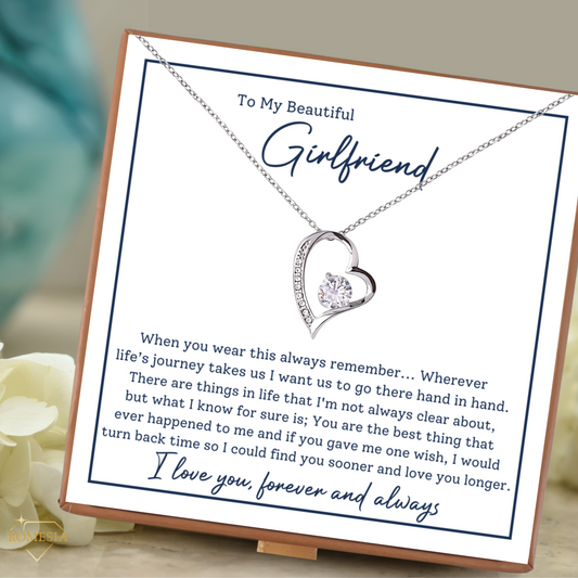 Girlfriend-Hand in Hand-Forever Love Necklace
