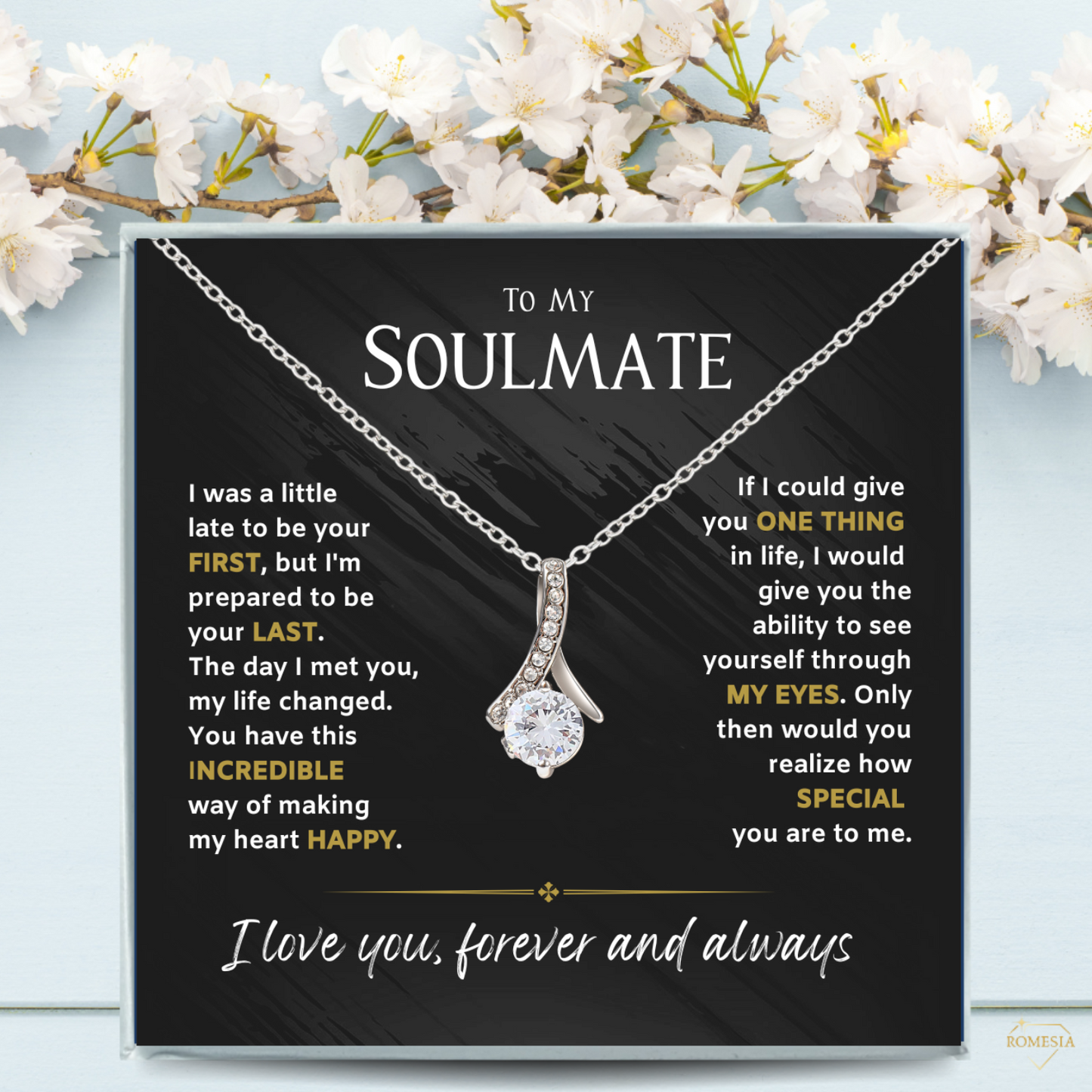 Soulmate-My Eyes- Alluring Beauty Necklace