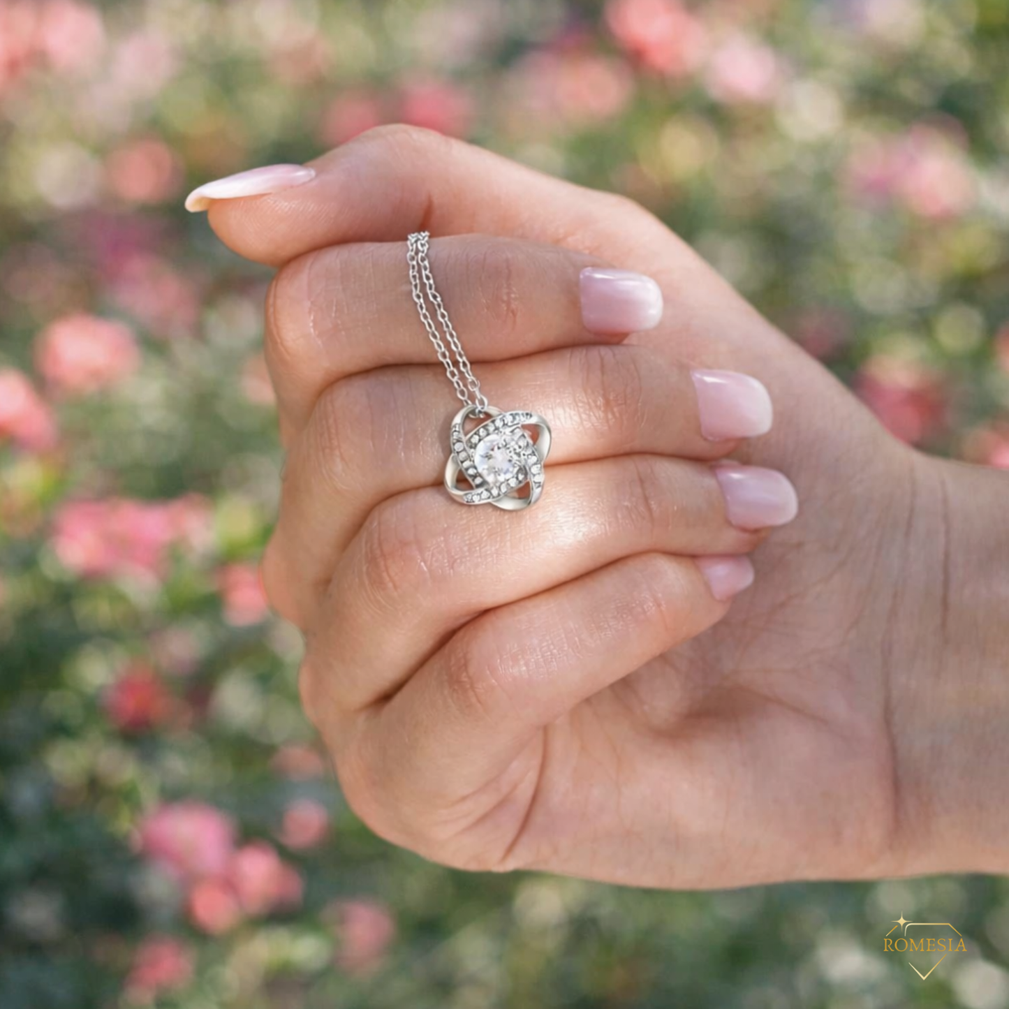 To My Soulmate-Queen-Love Knot Necklace