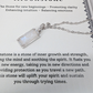 Genuine Moonstone Necklace 925 Sterling Silver for New Beginnings