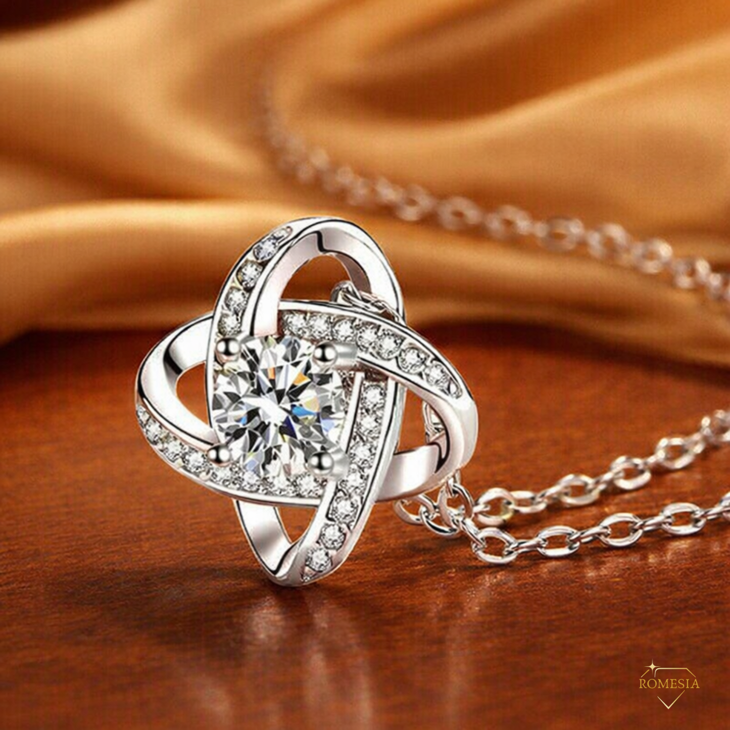 The Love of my life-Love Knot Necklace