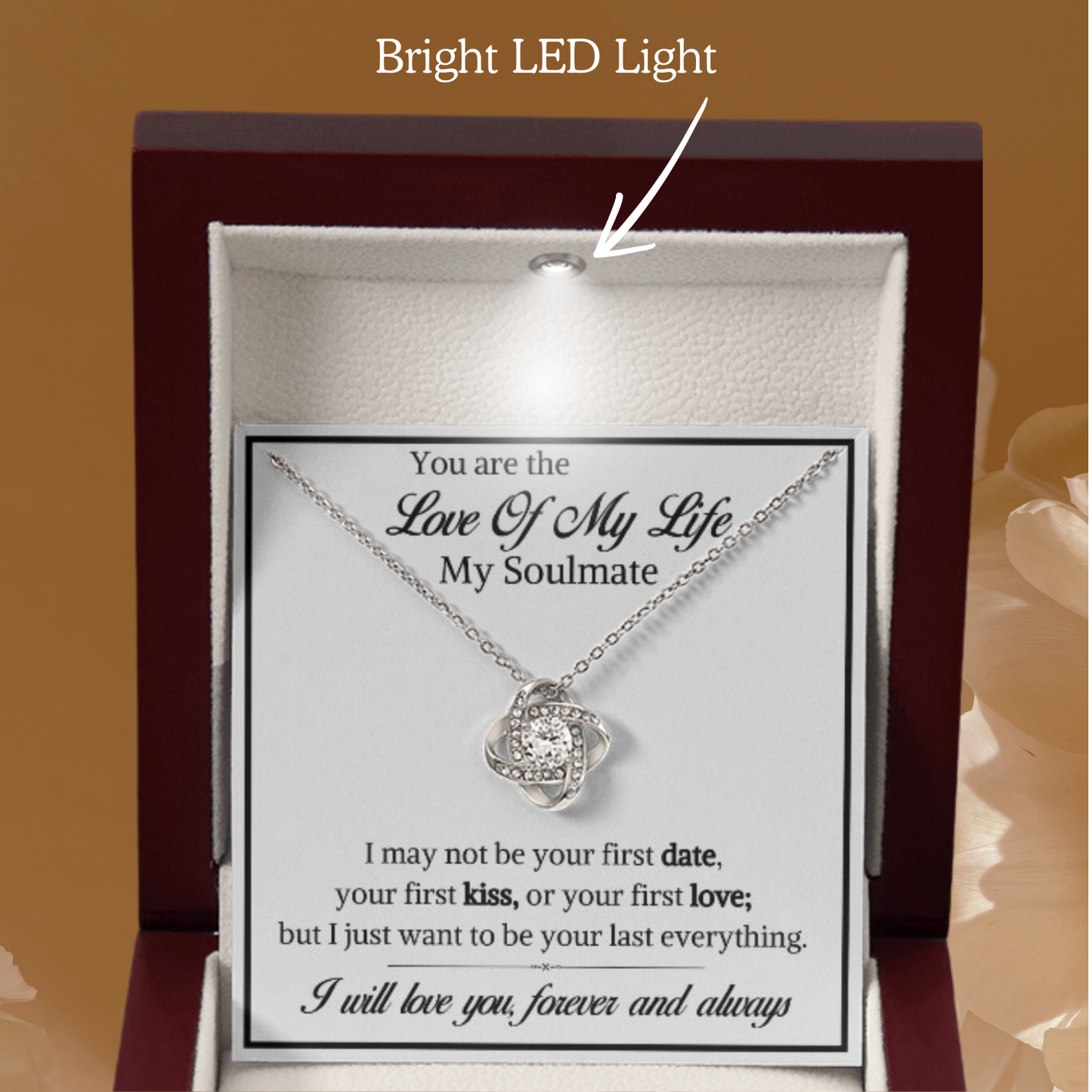 The Love of my life-Love Knot Necklace