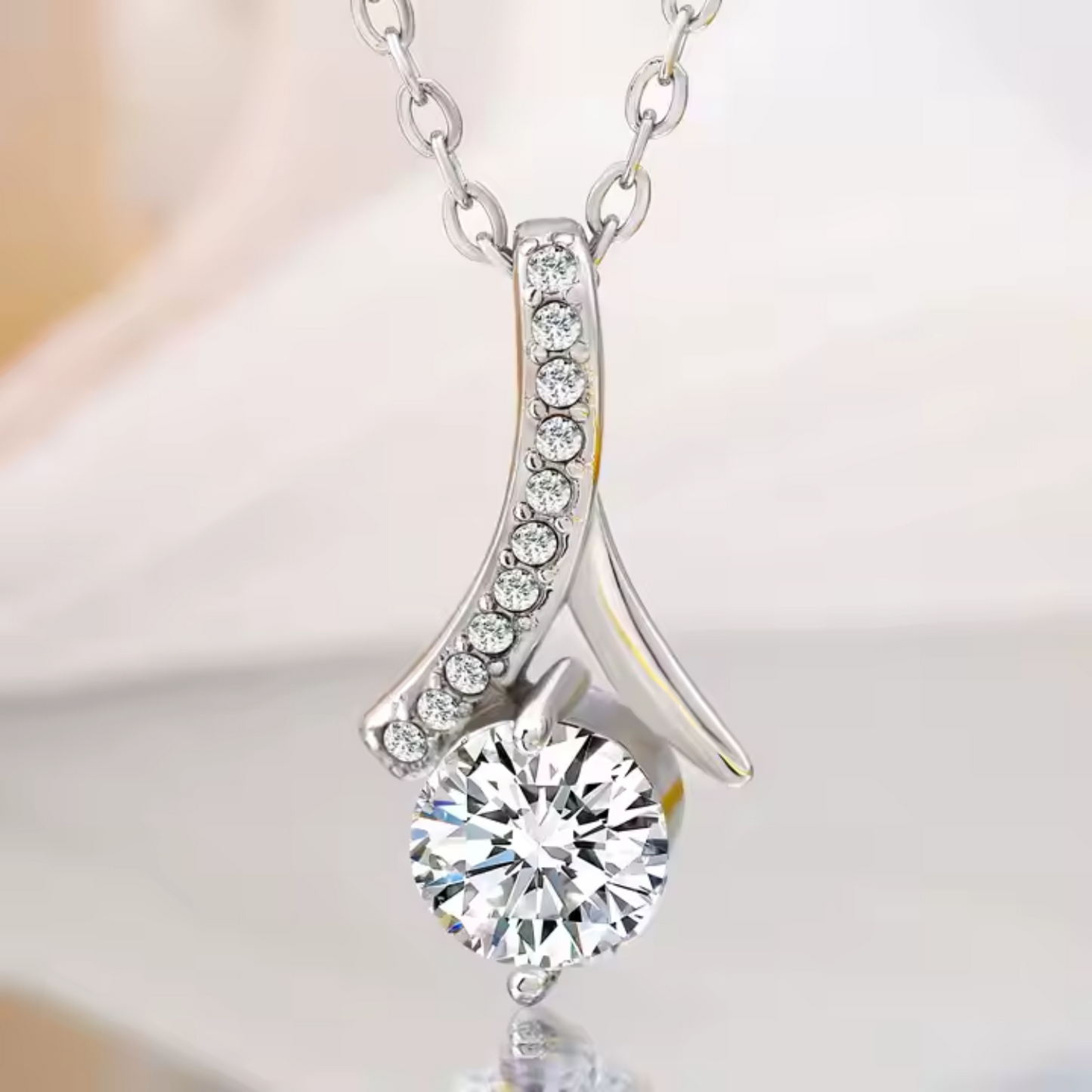 To My Bonus Daughter- Endless Light- Alluring Beauty Pendent