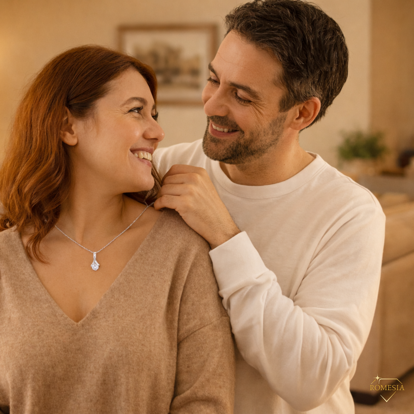 To My Wife Alluring Beauty Necklace, Anniversary, Birthday Gift or Just Because