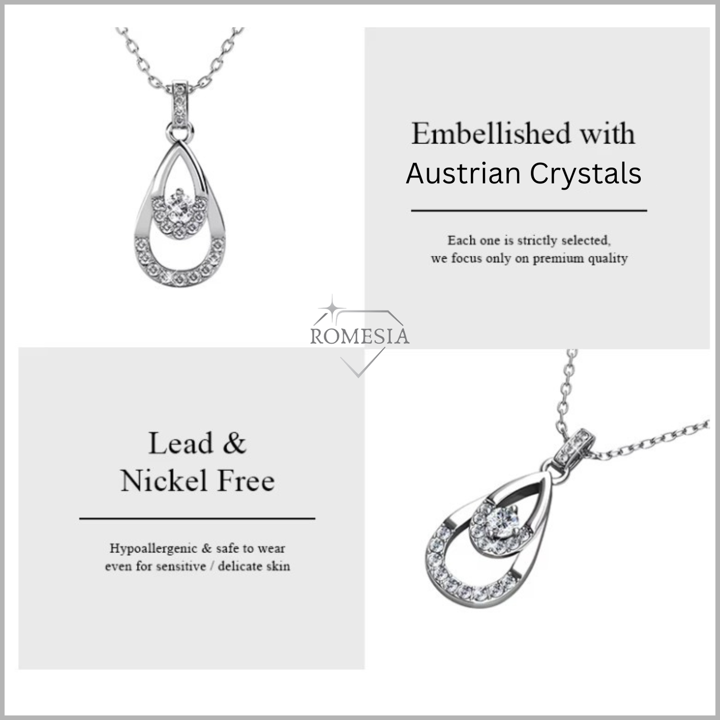 To My Daughter In Law- Daughter In Heart- Twilight Teardrop Necklace