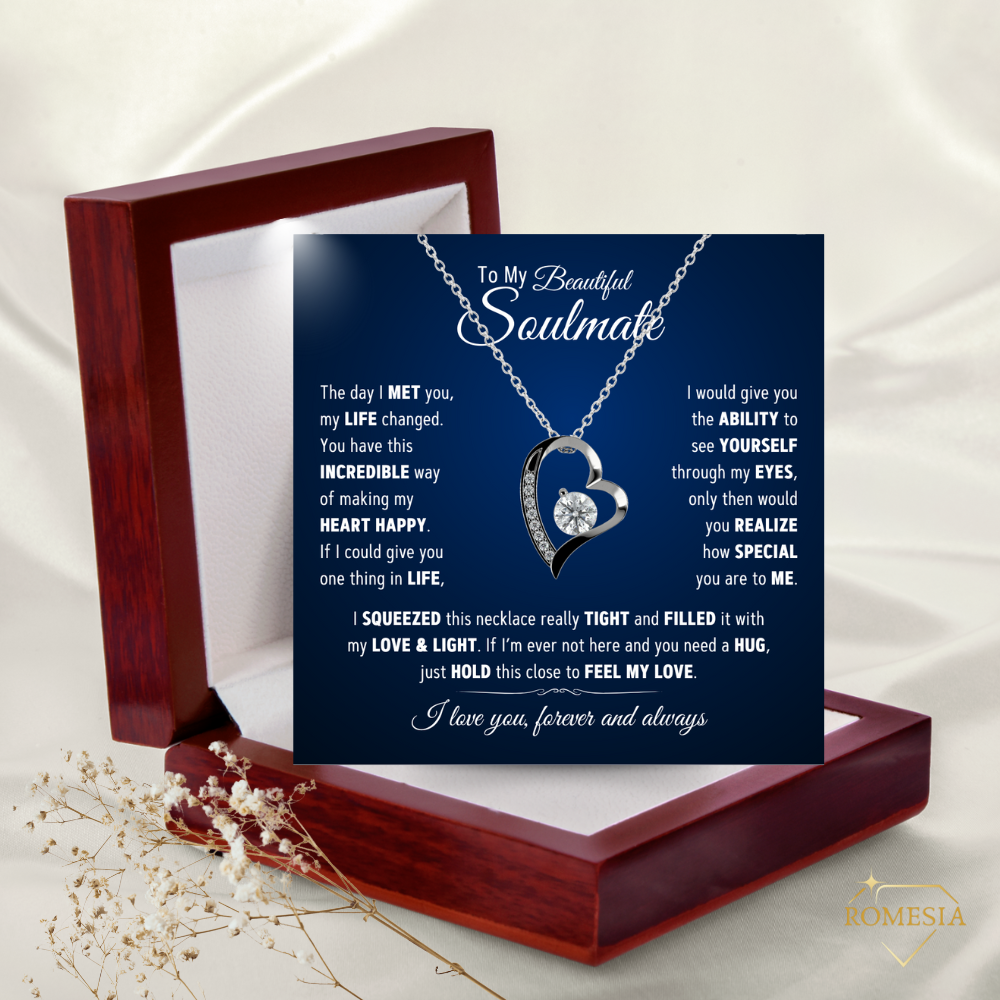 To My Beautiful Soulmate-Best Thing-Forever Love Necklace