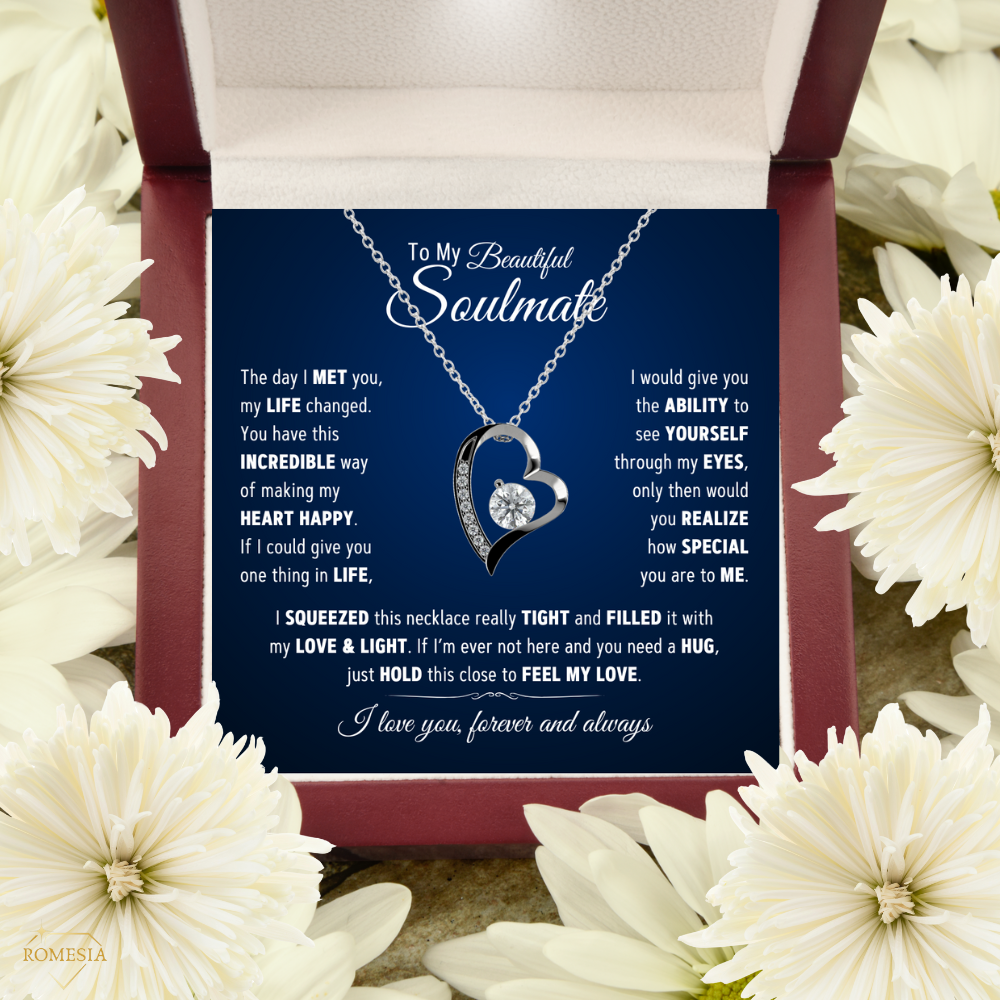 To My Beautiful Soulmate-Best Thing-Forever Love Necklace