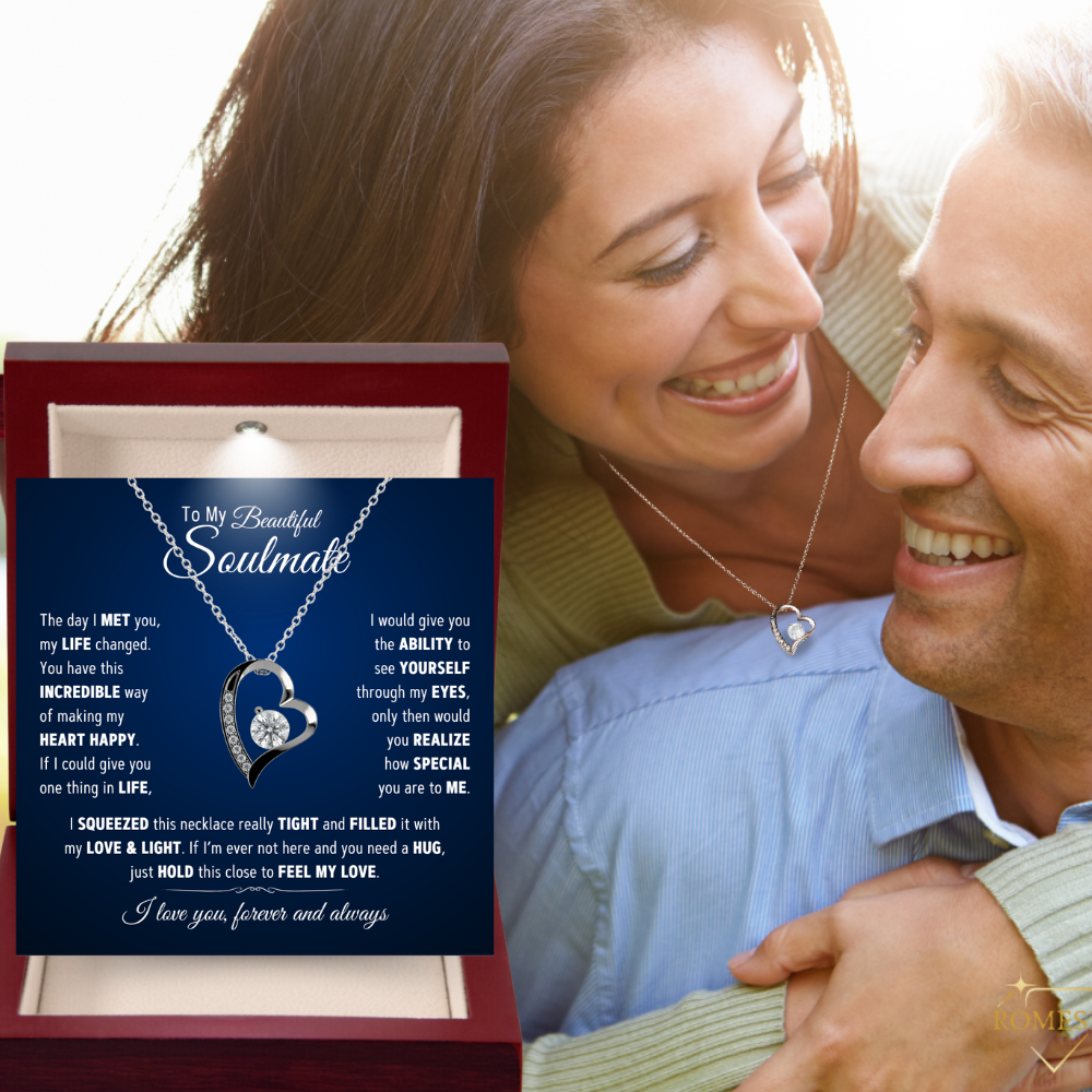 To My Beautiful Soulmate-Best Thing-Forever Love Necklace