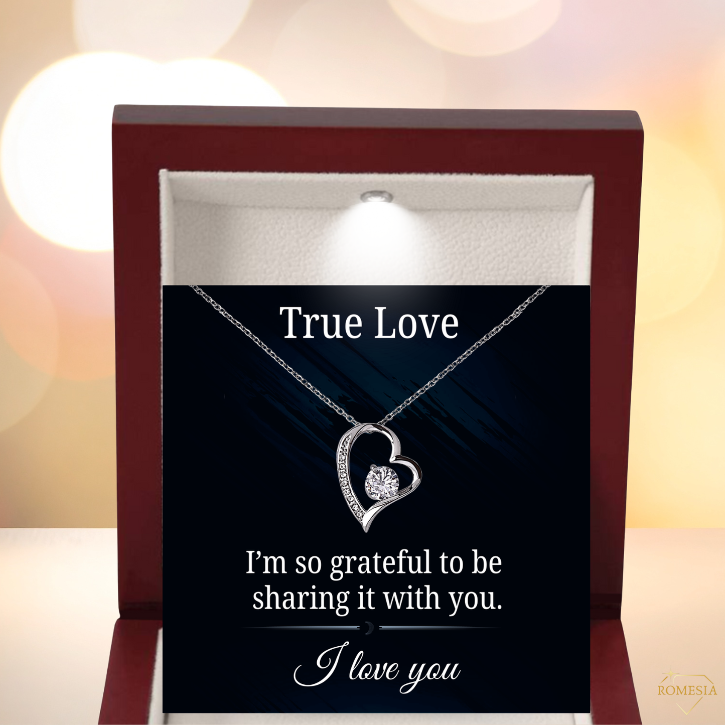TRUE LOVE- Forever Love Pendent for Her