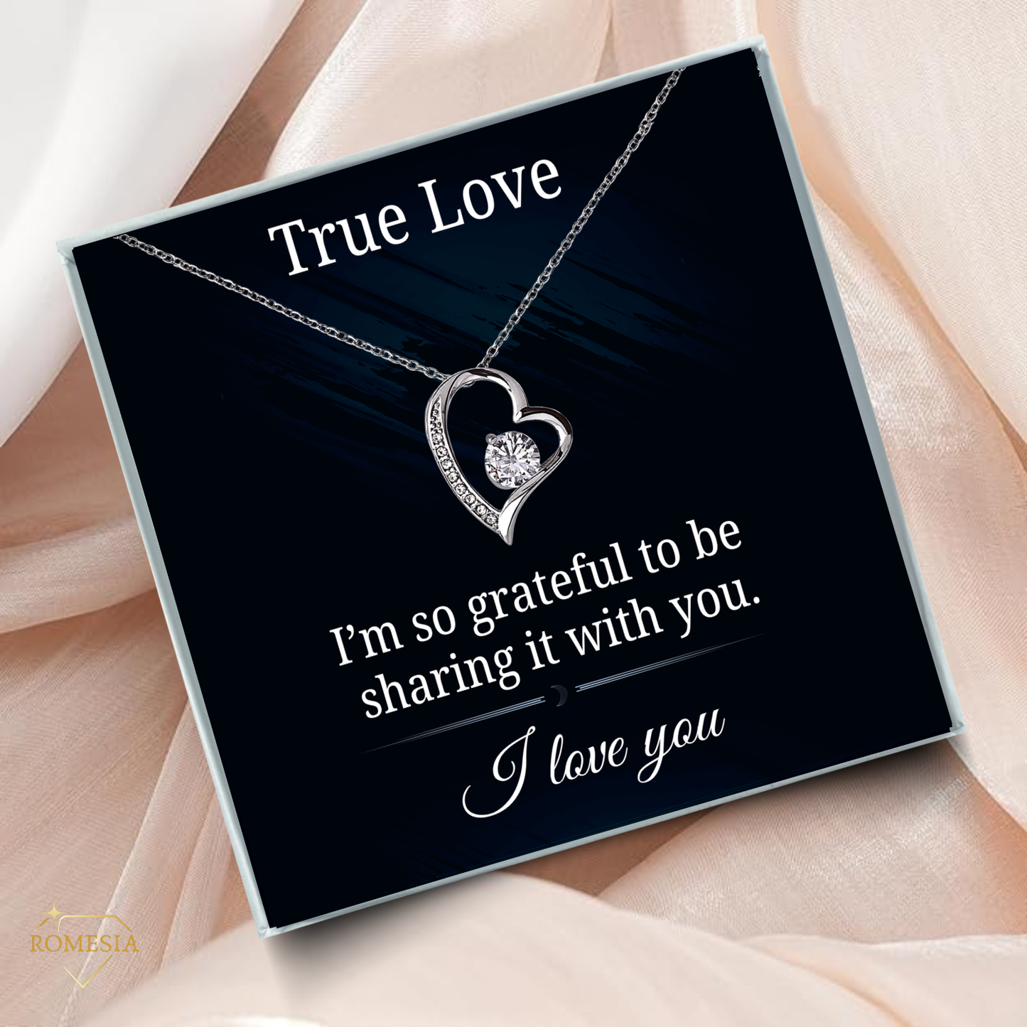 TRUE LOVE- Forever Love Pendent for Her