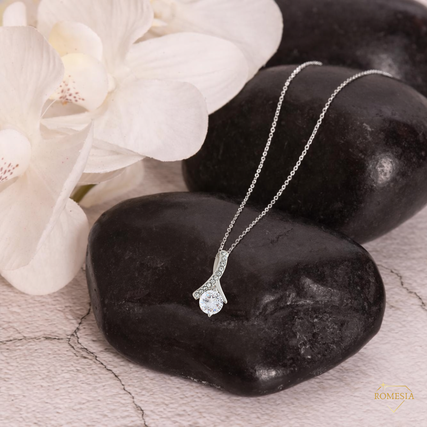 To My Wife Alluring Beauty Necklace, Anniversary, Birthday Gift or Just Because