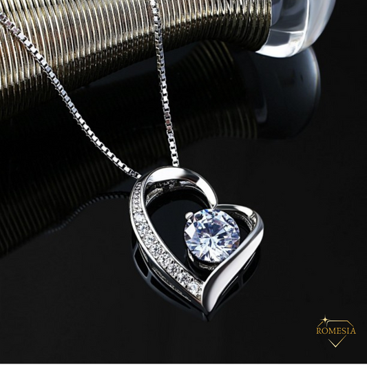 Girlfriend-Hand in Hand- Forever Love Necklace w/Earrings