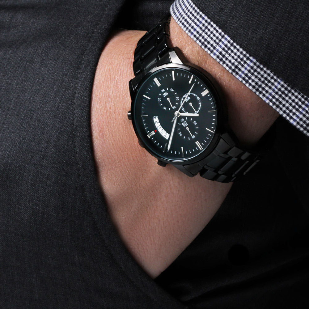 You're Awesome Dad-Black Chronograph Watch