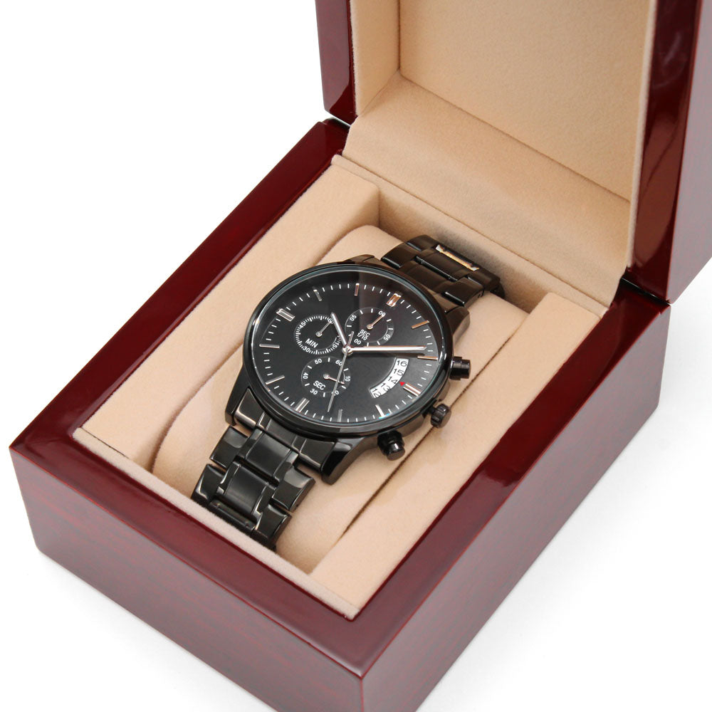 You're Awesome Dad-Black Chronograph Watch